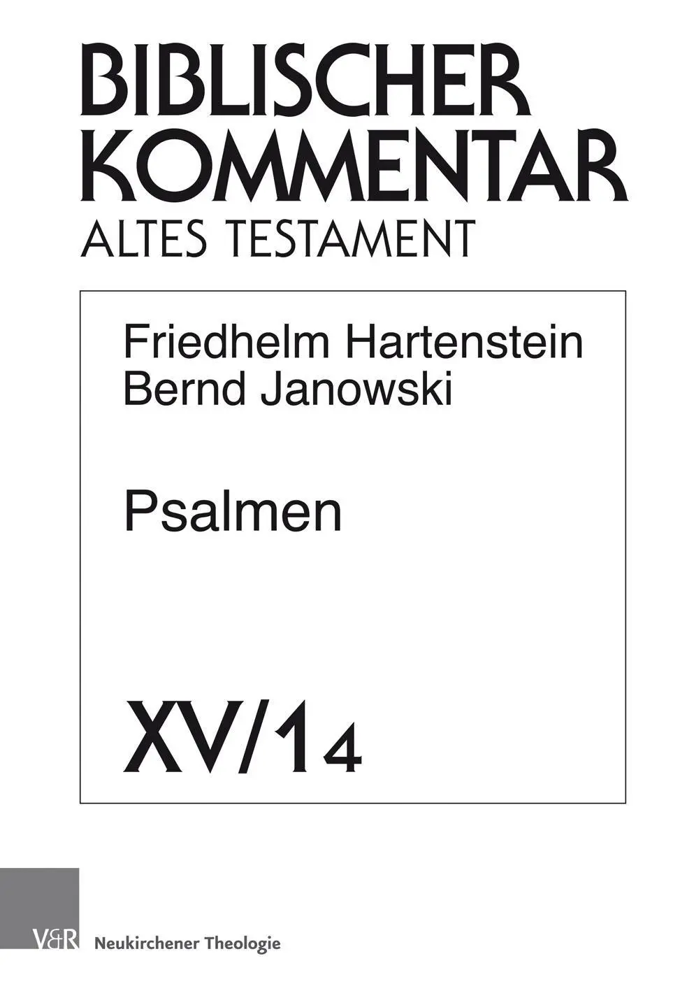 Cover: 9783788733513 | Psalmen | Friedhelm/Janowski, Bernd Hartenstein | Taschenbuch | 79 S.