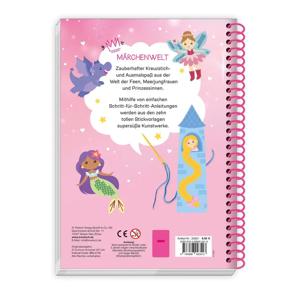 Bild: 9783988023513 | Trötsch Bastelbuch Beschäftigungsbuch Meine ersten Kreuzstichbilder...