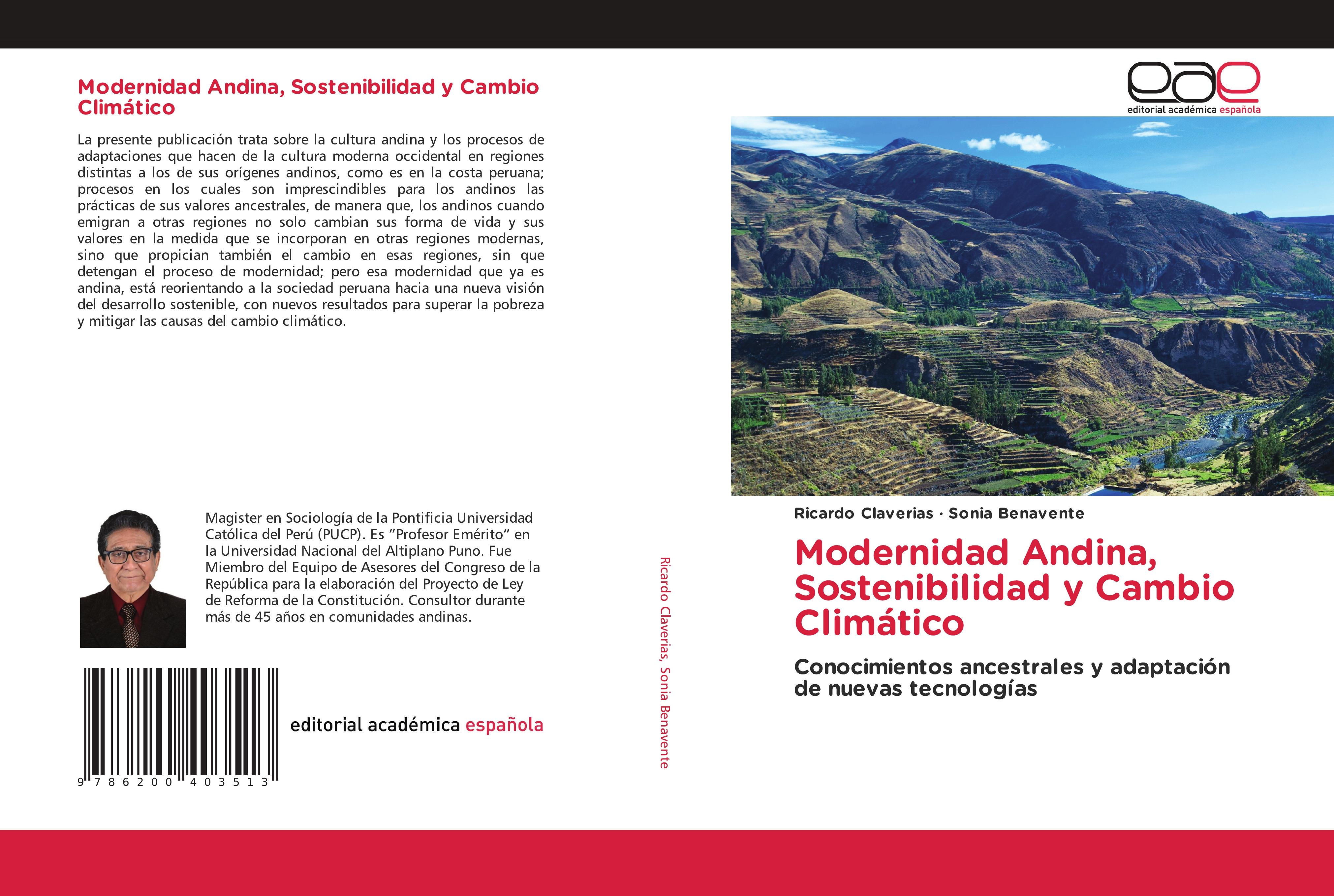 Modernidad Andina, Sostenibilidad y Cambio Climático | Conocimientos ancestrales y adaptación de nuevas tecnologías | Ricardo Claverias (u. a.) | Taschenbuch | Paperback | 540 S. | Spanisch | 2020 - Claverias, Ricardo