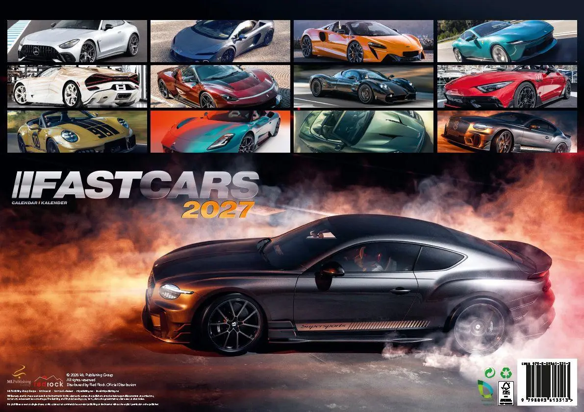 Bild: 9798893613513 | Fast Cars - Der Sportwagen Kalender 2027 | Kalender | 14 S. | Deutsch