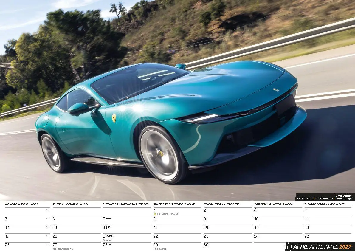 Bild: 9798893613513 | Fast Cars - Der Sportwagen Kalender 2027 | Kalender | 14 S. | Deutsch