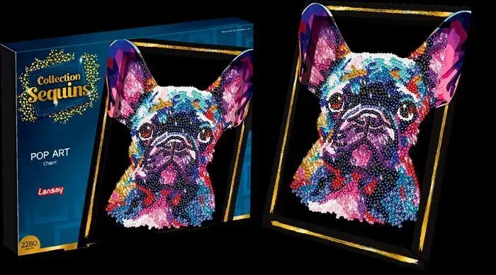 Cover: 3181860203613 | COLLECTION SEQUINS - Paillettenkunst PopArt Hund | Deutsch | 2025