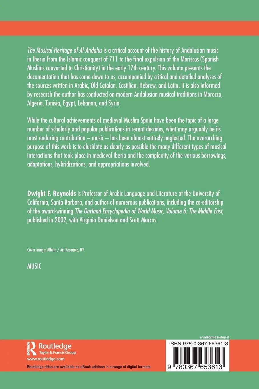 Rückseite: 9780367653613 | The Musical Heritage of Al-Andalus | Dwight Reynolds | Taschenbuch