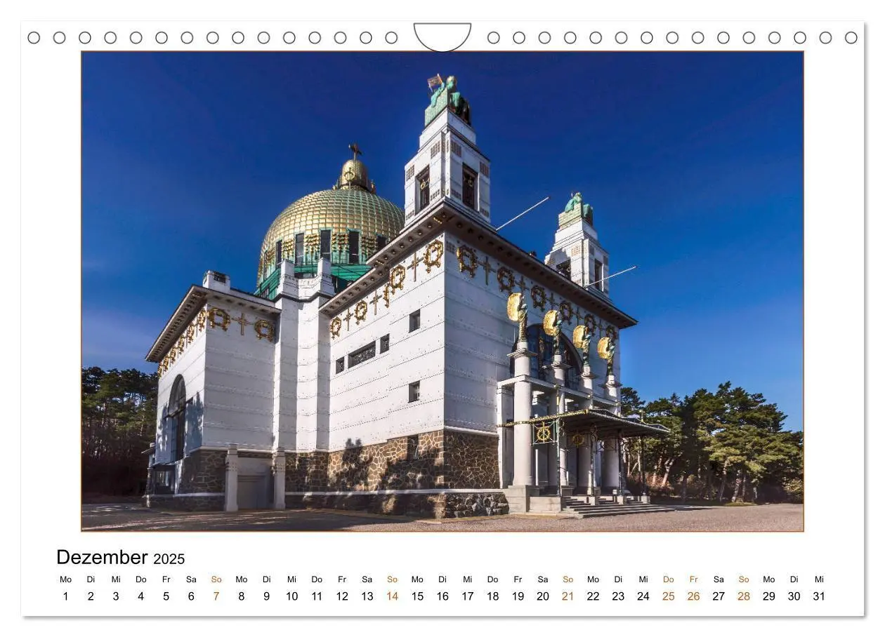 Bild: 9783435283613 | Otto Wagners Wien (Wandkalender 2025 DIN A4 quer), CALVENDO...