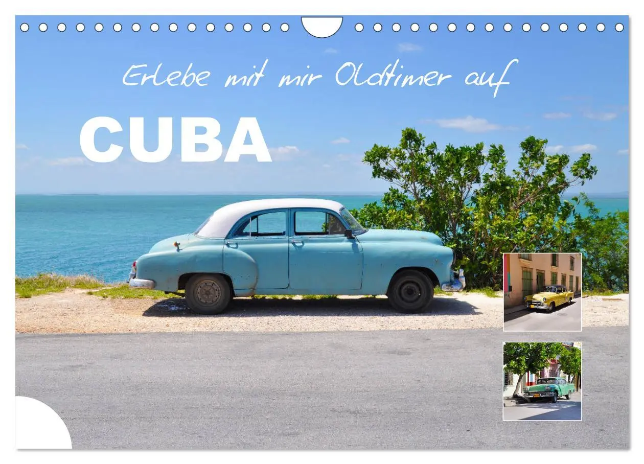Cover: 9783457683613 | Erlebe mit mir Oldtimer auf Cuba (Wandkalender 2026 DIN A4 quer),...
