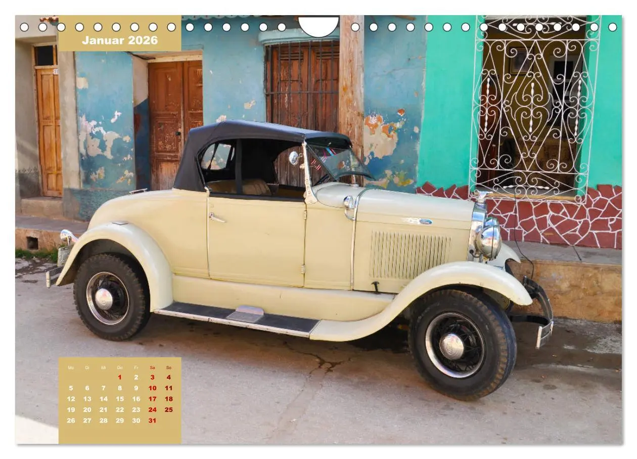 Bild: 9783457683613 | Erlebe mit mir Oldtimer auf Cuba (Wandkalender 2026 DIN A4 quer),...