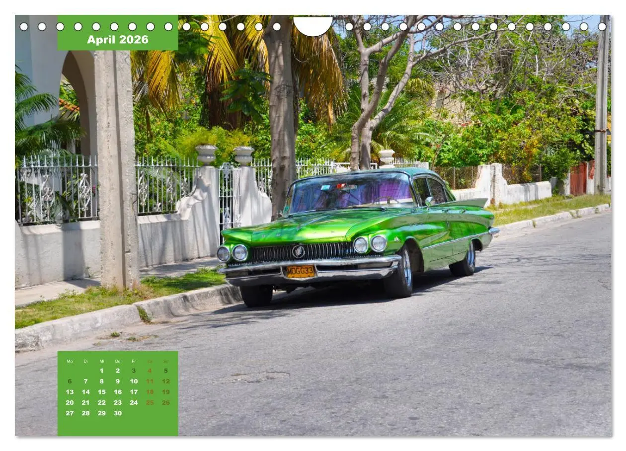 Bild: 9783457683613 | Erlebe mit mir Oldtimer auf Cuba (Wandkalender 2026 DIN A4 quer),...