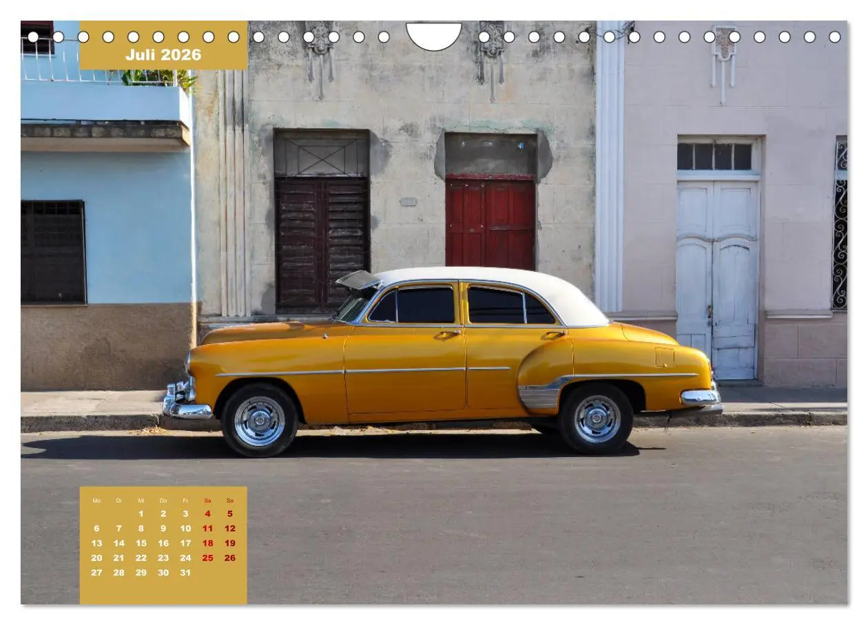 Bild: 9783457683613 | Erlebe mit mir Oldtimer auf Cuba (Wandkalender 2026 DIN A4 quer),...