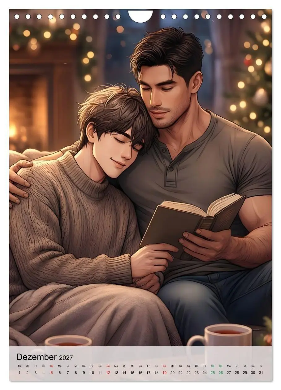 Bild: 9783516773613 | Herzen im Einklang - YAOI EDITION (Wandkalender 2027 DIN A4 hoch),...
