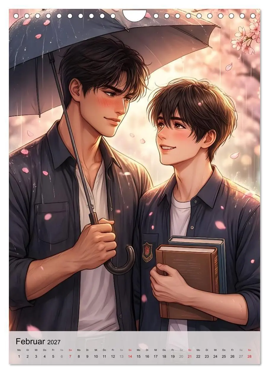 Bild: 9783516773613 | Herzen im Einklang - YAOI EDITION (Wandkalender 2027 DIN A4 hoch),...