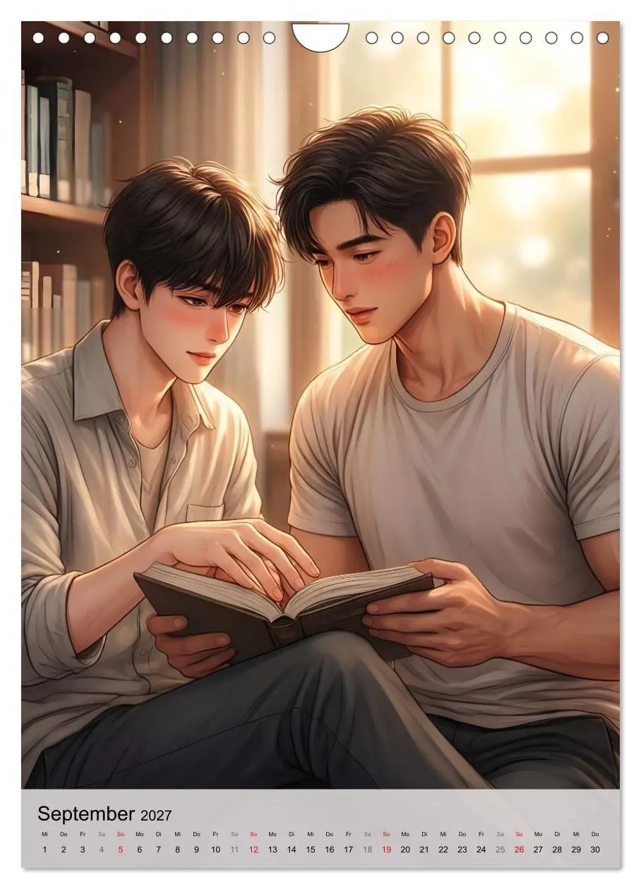 Bild: 9783516773613 | Herzen im Einklang - YAOI EDITION (Wandkalender 2027 DIN A4 hoch),...