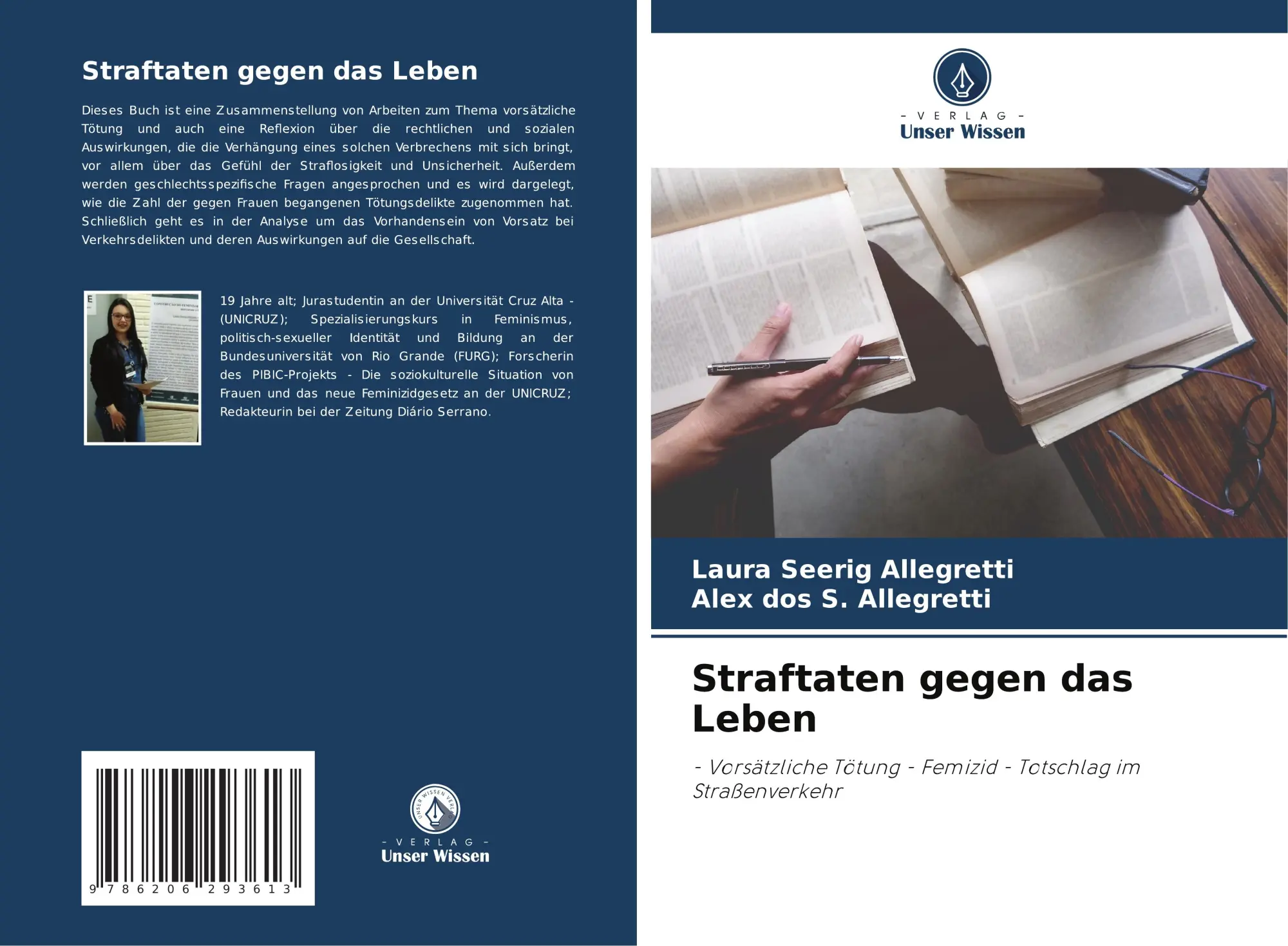 Cover: 9786206293613 | Straftaten gegen das Leben | Laura Seerig Allegretti (u. a.) | Buch