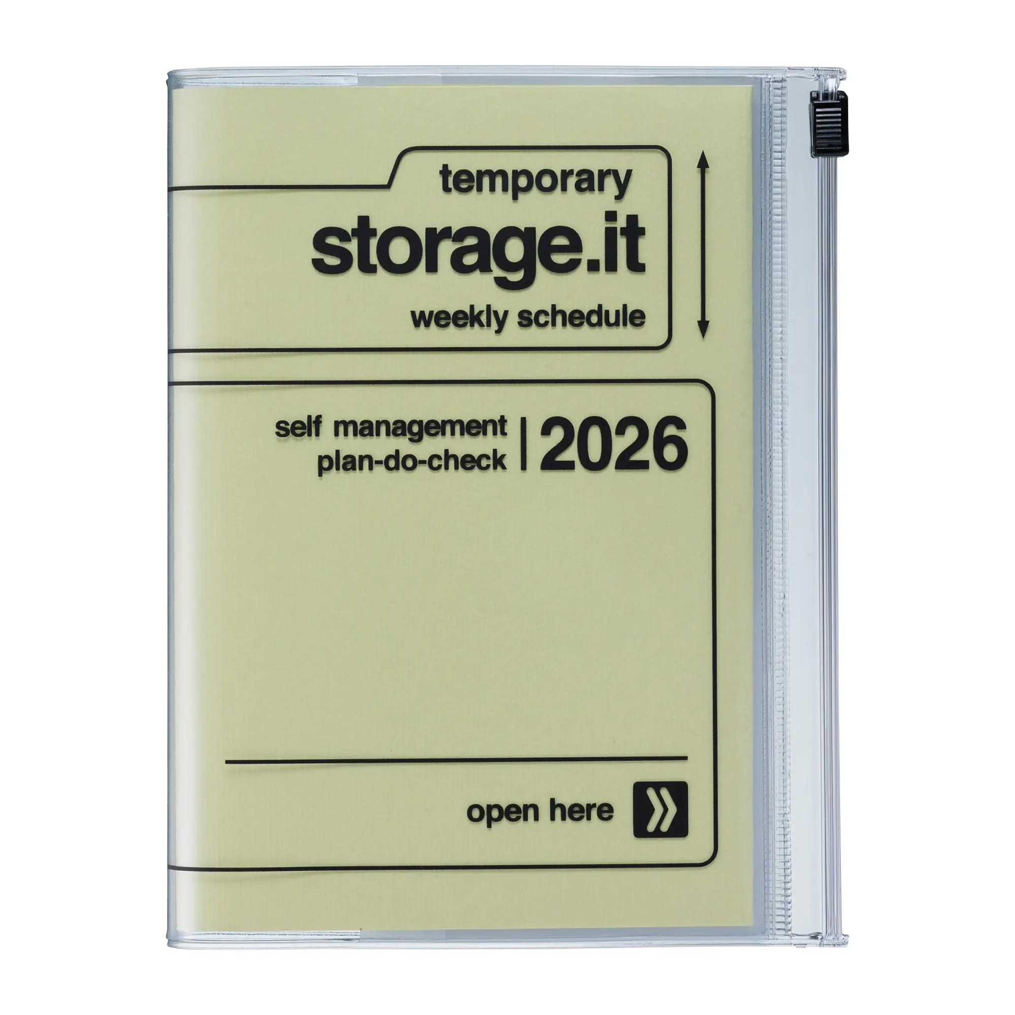 Cover: 4550045143713 | MARK'S 2025/26 Taschenkalender, A6 Storage.it // Yellow | MARK'S Inc.