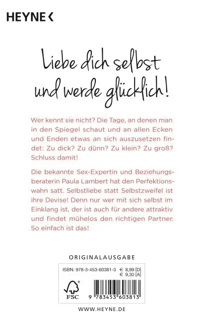 Bild: 9783453603813 | Finde dich gut, sonst findet dich keiner | Paula Lambert | Taschenbuch