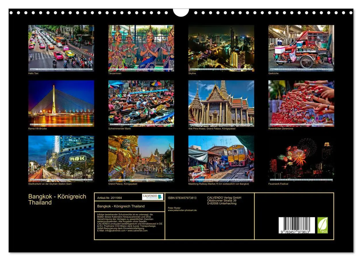 Bild: 9783457973813 | Bangkok - Königreich Thailand (Wandkalender 2026 DIN A3 quer),...