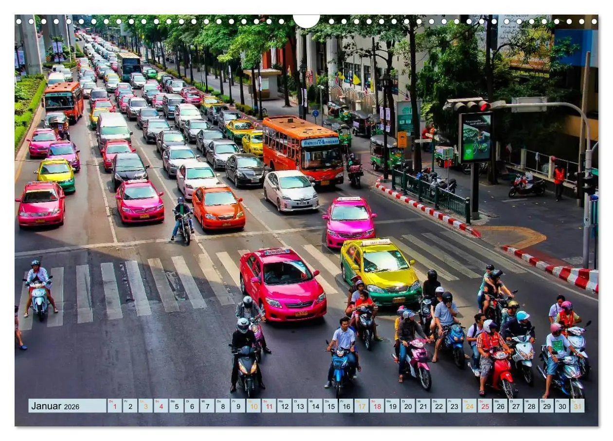 Bild: 9783457973813 | Bangkok - Königreich Thailand (Wandkalender 2026 DIN A3 quer),...