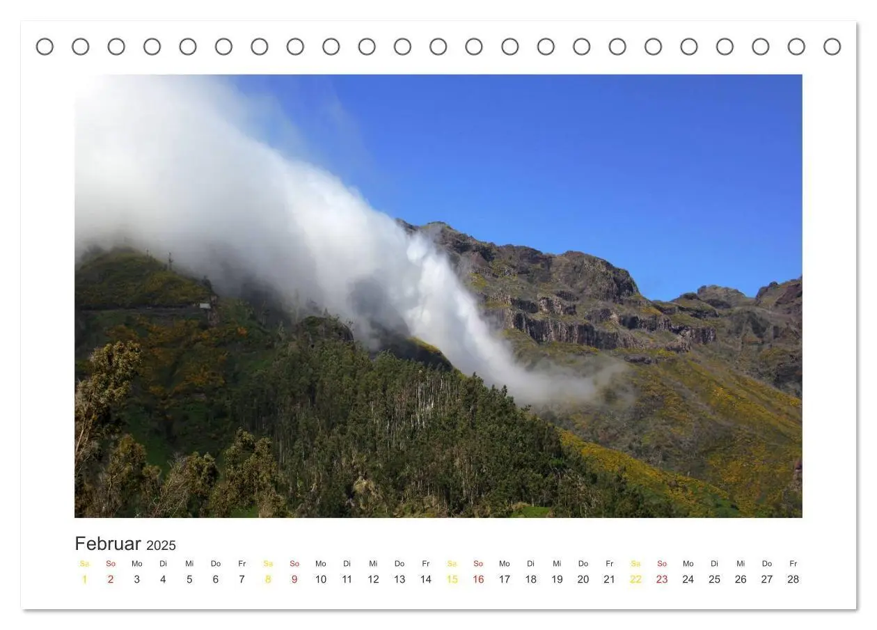 Bild: 9783435703913 | Madeira (Tischkalender 2025 DIN A5 quer), CALVENDO Monatskalender