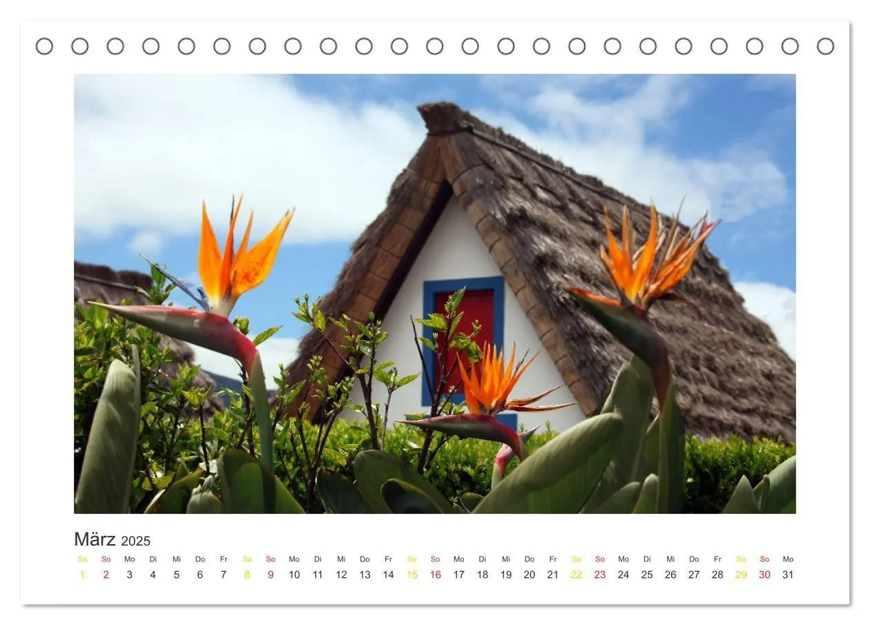 Bild: 9783435703913 | Madeira (Tischkalender 2025 DIN A5 quer), CALVENDO Monatskalender