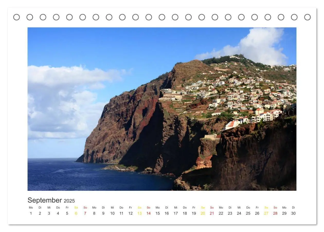 Bild: 9783435703913 | Madeira (Tischkalender 2025 DIN A5 quer), CALVENDO Monatskalender