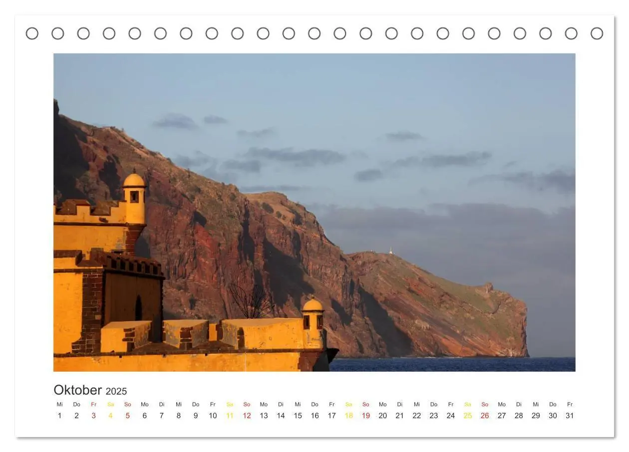 Bild: 9783435703913 | Madeira (Tischkalender 2025 DIN A5 quer), CALVENDO Monatskalender