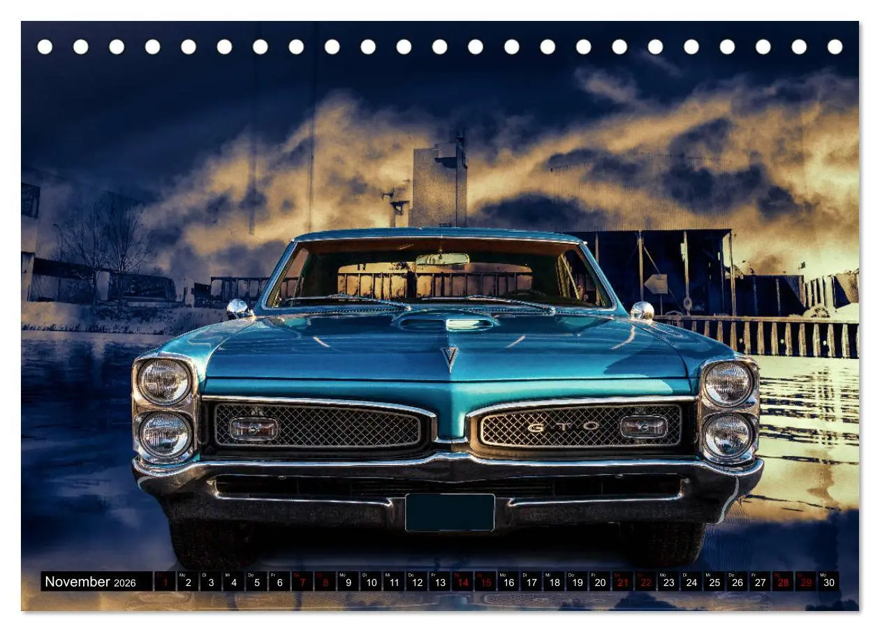 Bild: 9783457723913 | American Classic Cars (Tischkalender 2026 DIN A5 quer), CALVENDO...