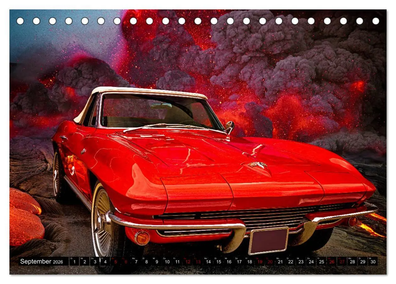 Bild: 9783457723913 | American Classic Cars (Tischkalender 2026 DIN A5 quer), CALVENDO...