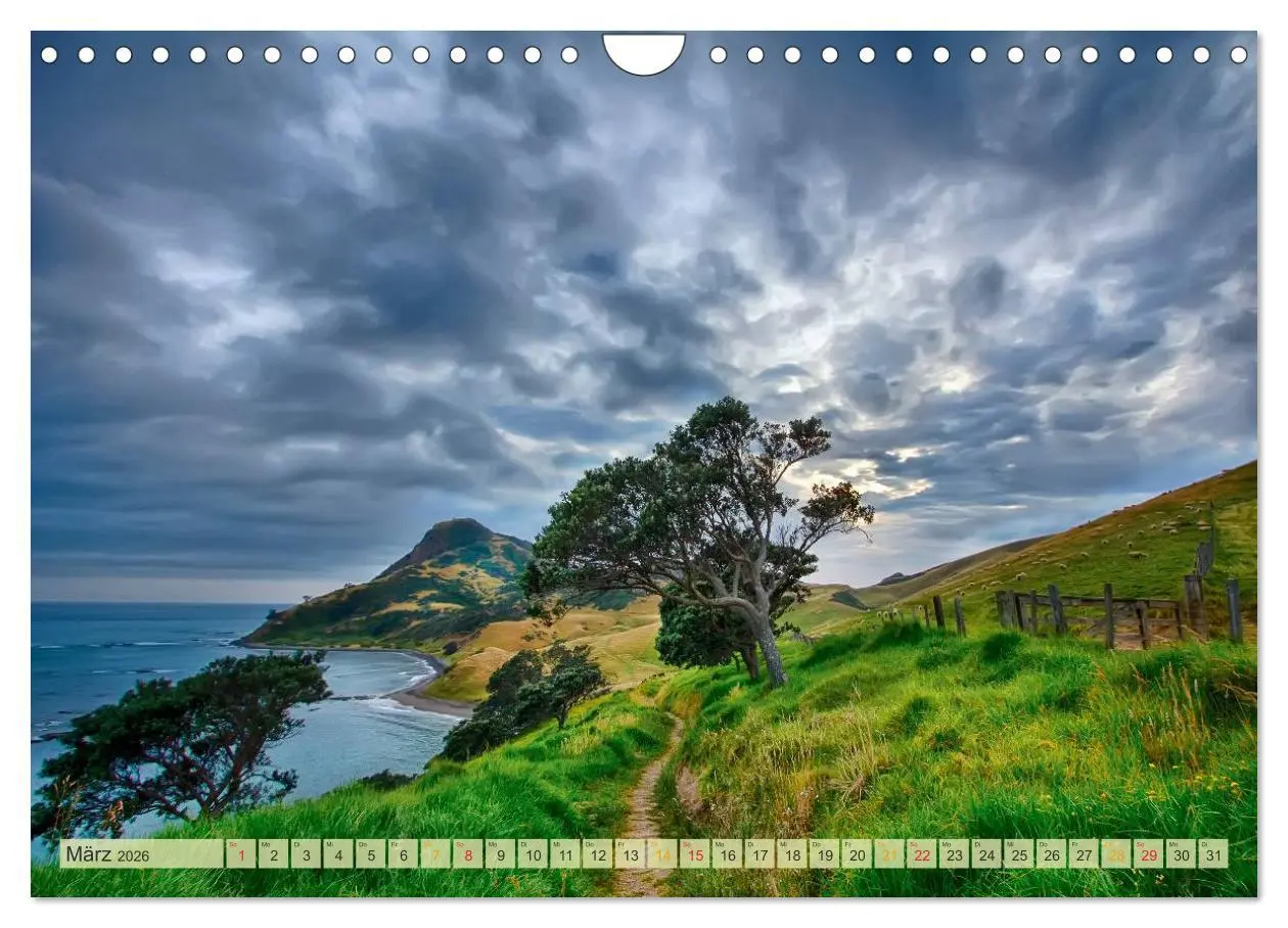 Bild: 9783457963913 | Neuseeland - atemberaubend schön (Wandkalender 2026 DIN A4 quer),...
