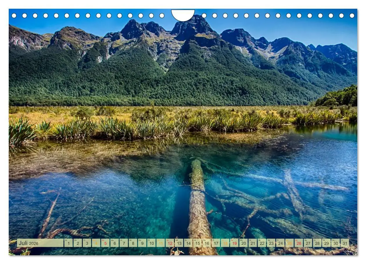 Bild: 9783457963913 | Neuseeland - atemberaubend schön (Wandkalender 2026 DIN A4 quer),...