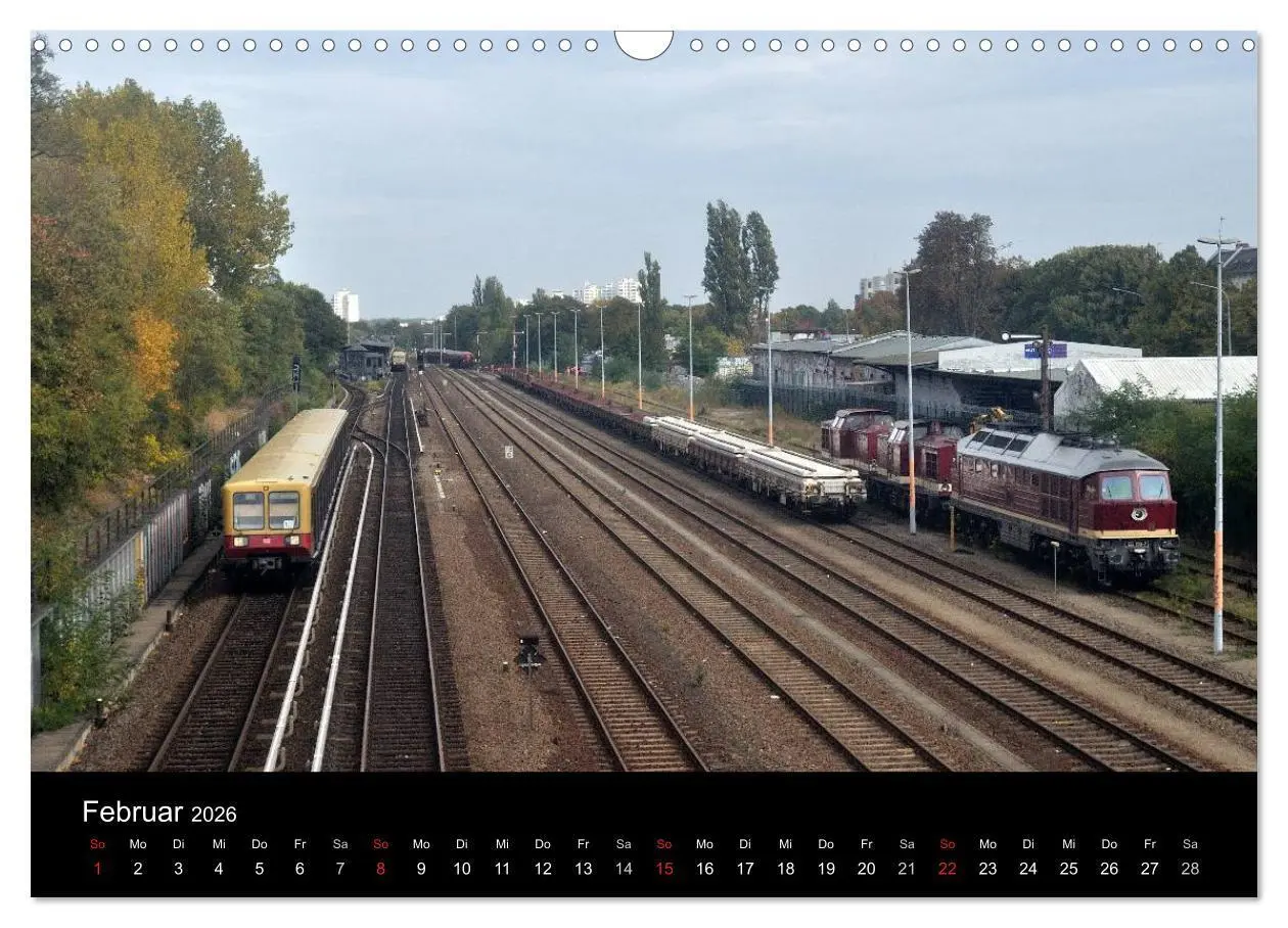 Bild: 9783516053913 | Auf Gleisen durch Berlin (Wandkalender 2026 DIN A3 quer), CALVENDO...