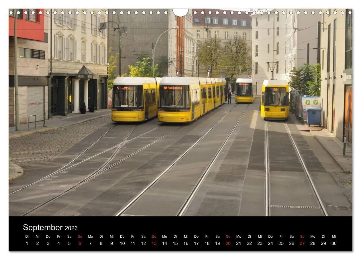 Bild: 9783516053913 | Auf Gleisen durch Berlin (Wandkalender 2026 DIN A3 quer), CALVENDO...