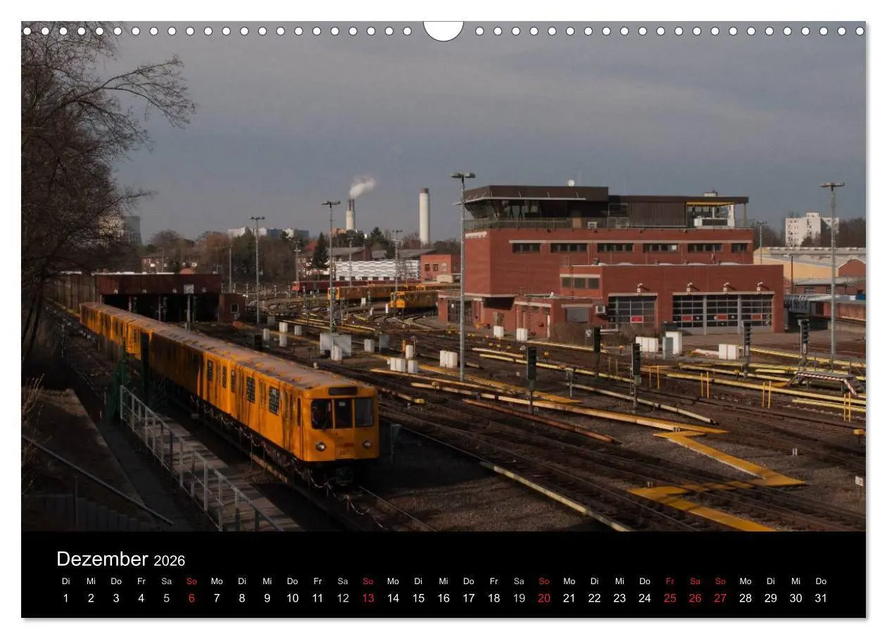 Bild: 9783516053913 | Auf Gleisen durch Berlin (Wandkalender 2026 DIN A3 quer), CALVENDO...