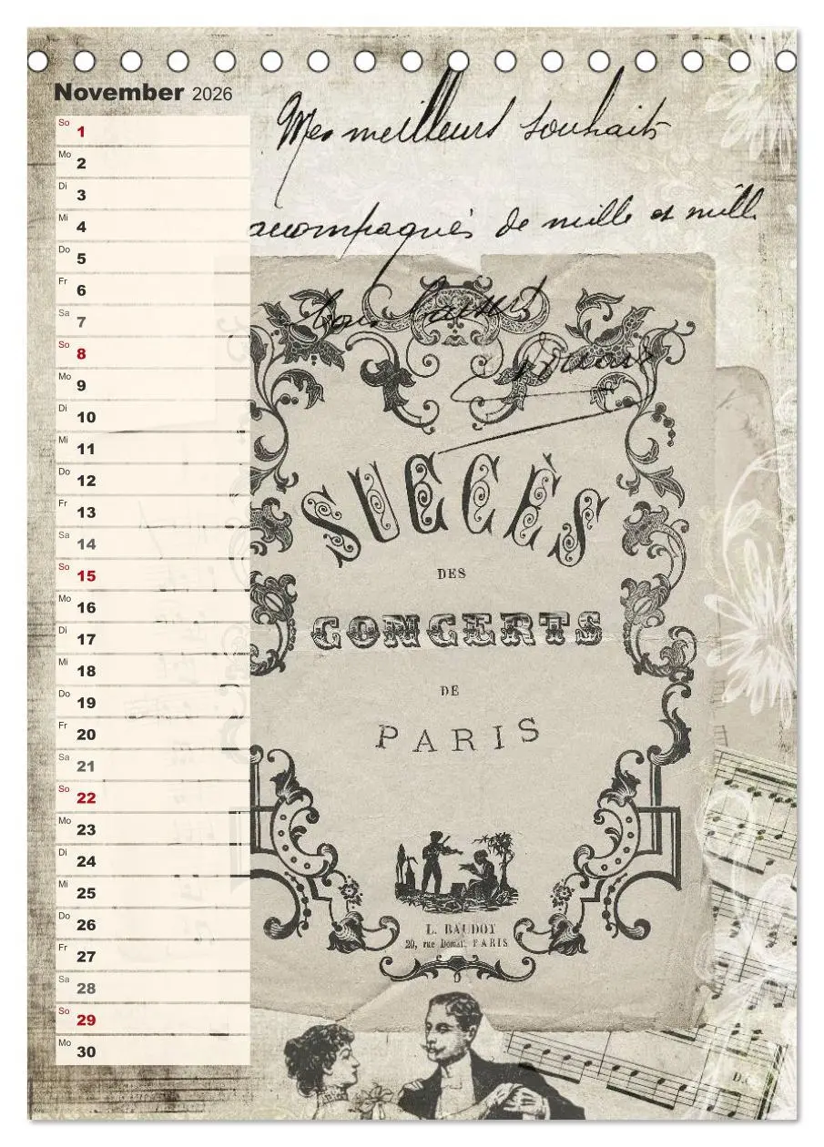 Bild: 9783516433913 | Vintage Welten (Tischkalender 2026 DIN A5 hoch), CALVENDO...