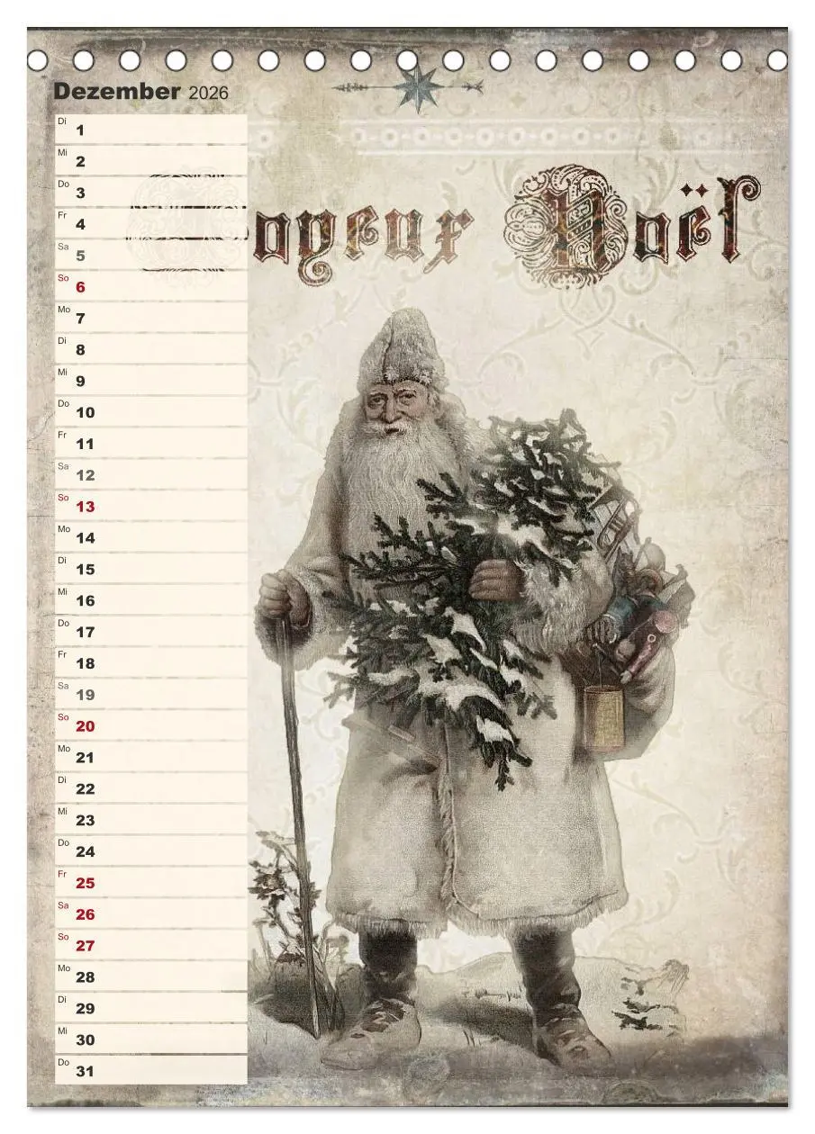 Bild: 9783516433913 | Vintage Welten (Tischkalender 2026 DIN A5 hoch), CALVENDO...