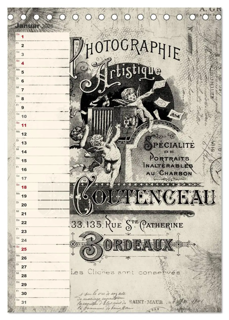 Bild: 9783516433913 | Vintage Welten (Tischkalender 2026 DIN A5 hoch), CALVENDO...