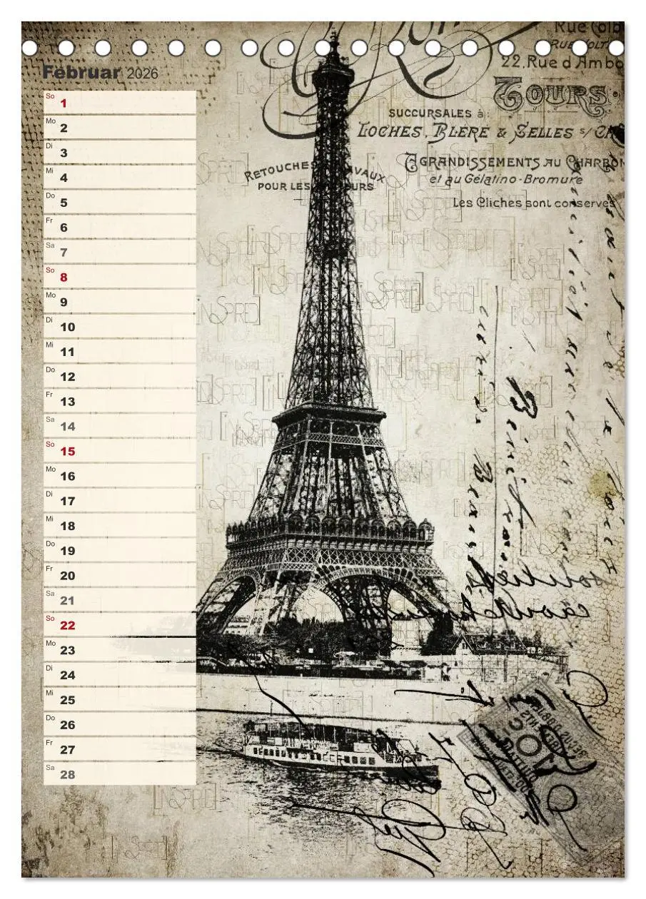 Bild: 9783516433913 | Vintage Welten (Tischkalender 2026 DIN A5 hoch), CALVENDO...