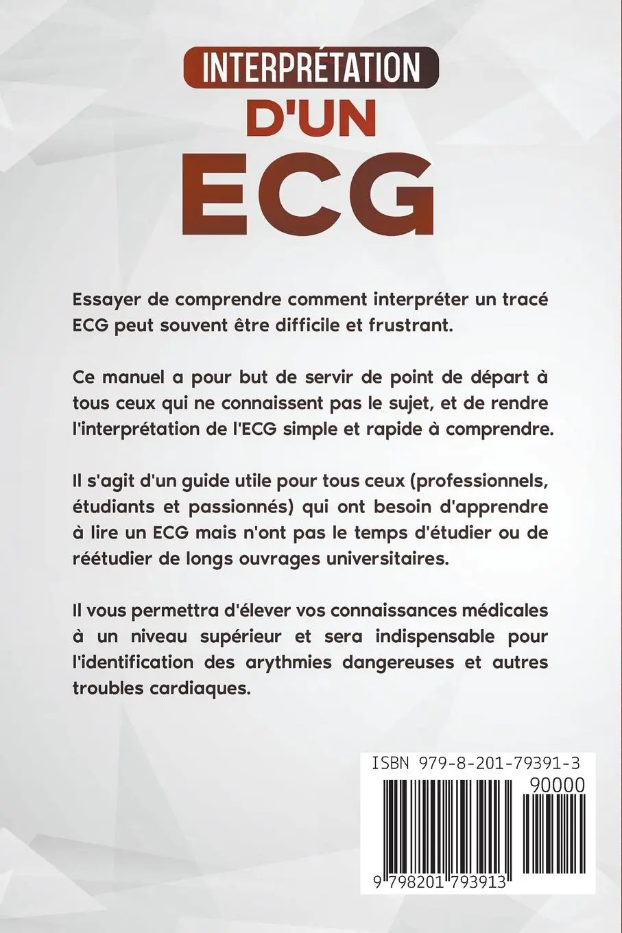 Rückseite: 9798201793913 | Interprétation d'un ECG | Nathan Orwell | Taschenbuch | Französisch