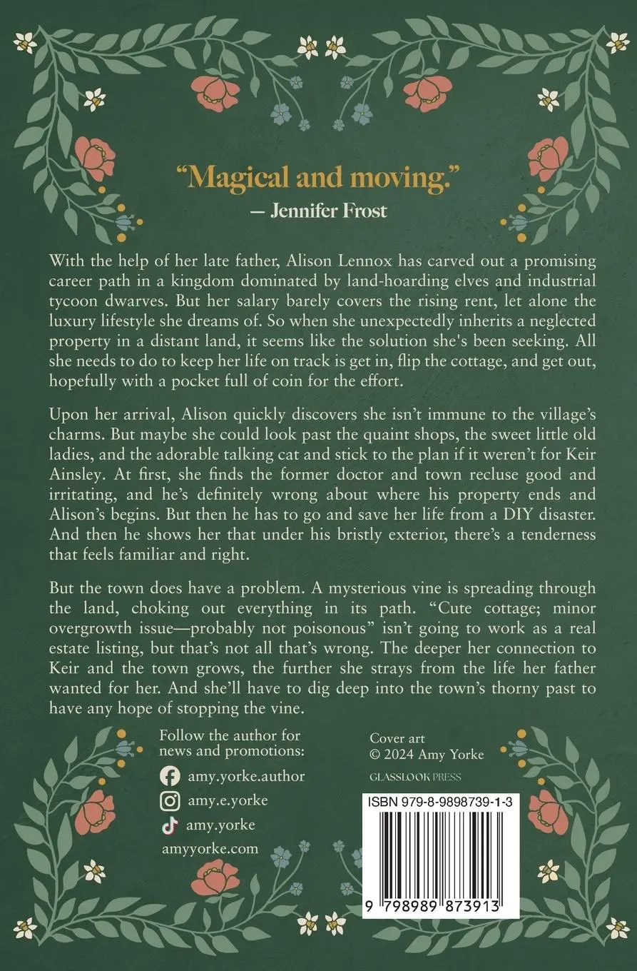 Rückseite: 9798989873913 | The Good and the Green | A Cozy Romantic Fantasy Novel | Amy Yorke