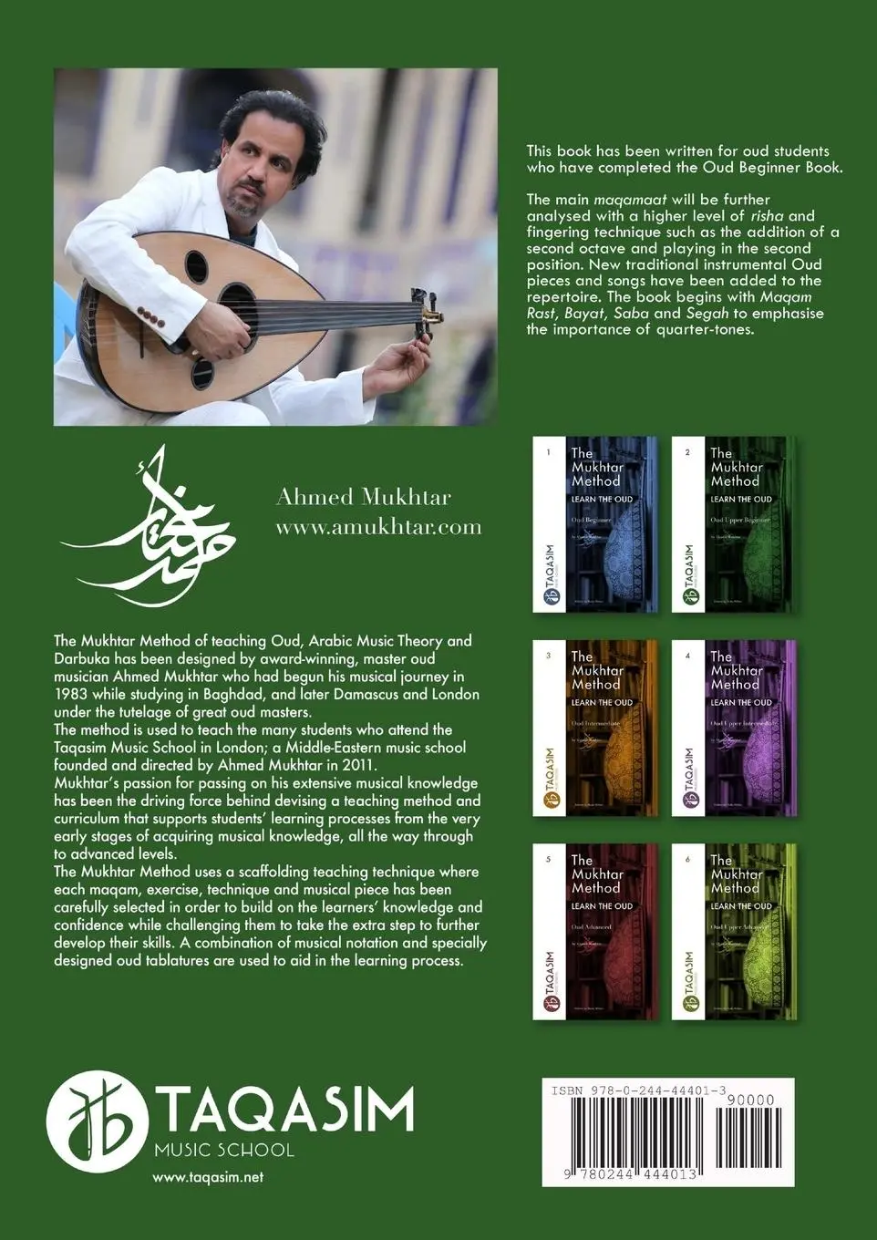 Rückseite: 9780244444013 | The Mukhtar Method - Oud Upper Beginner | Ahmed Mukhtar | Taschenbuch