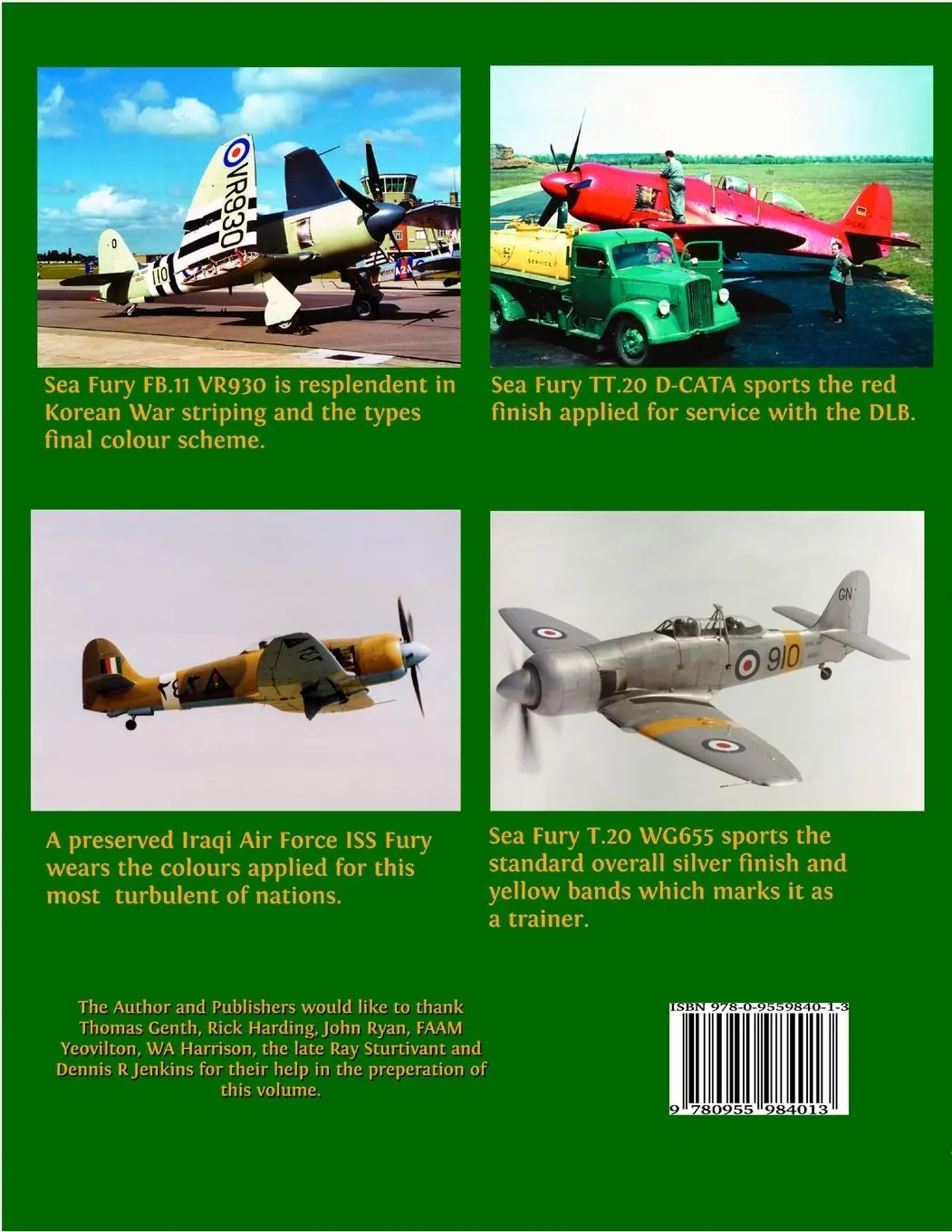 Rückseite: 9780955984013 | Hawker Sea Fury | Kev Darling | Taschenbuch | Kartoniert / Broschiert