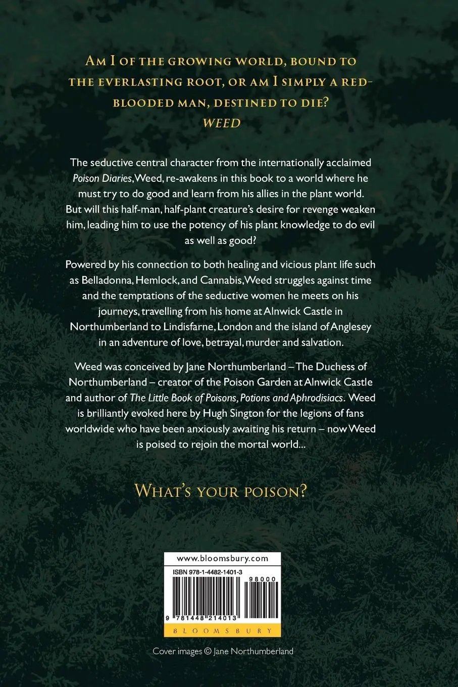 Rückseite: 9781448214013 | Weed | The Poison Diaries | Jane Northumberland | Taschenbuch | 2013