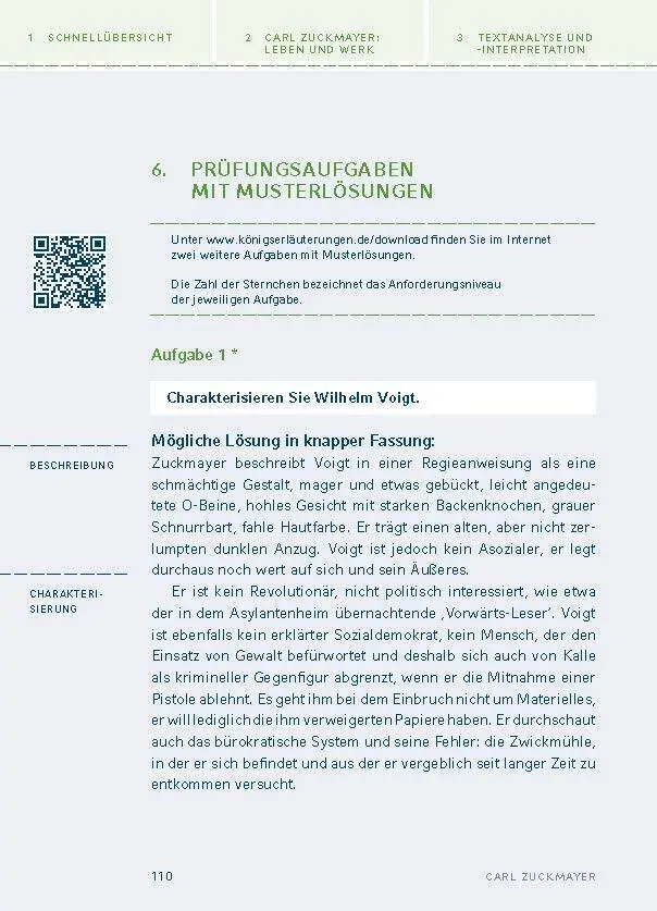 Bild: 9783129304013 | Der Hauptmann von Köpenick von Carl Zuckmayer | Carl Zuckmayer | Buch