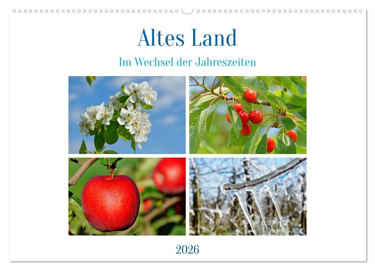 Cover: 9783457544013 | Altes Land im Wechsel der Jahreszeiten (Wandkalender 2026 DIN A2...