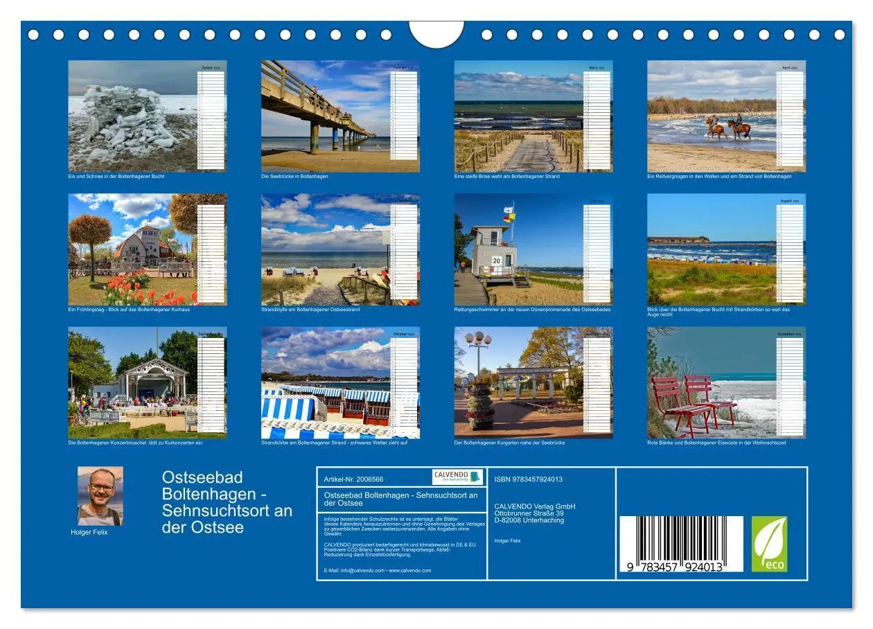 Bild: 9783457924013 | Ostseebad Boltenhagen - Sehnsuchtsort an der Ostsee (Wandkalender...