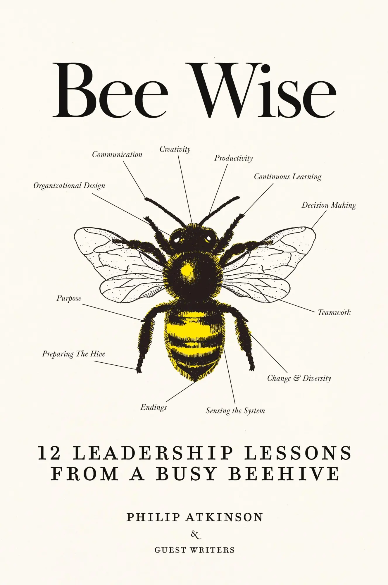 Cover: 9783952614013 | Bee Wise | 12 Leadership Lessons from a Busy Beehive | Philip Atkinson