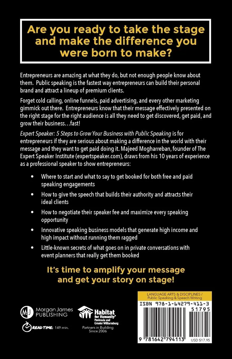 Rückseite: 9781642794113 | Expert Speaker | 5 Steps To Grow Your Business With Public Speaking