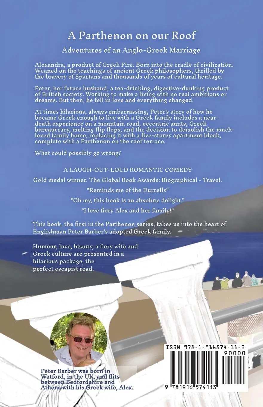 Rückseite: 9781916574113 | A Parthenon on our Roof | Adventures of an Anglo-Greek marriage | Buch