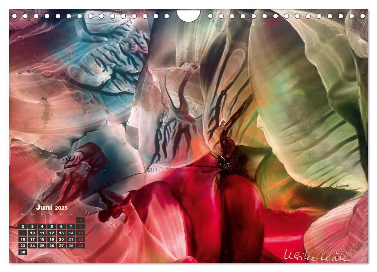 Bild: 9783435824113 | Encaustic Kunstkalender 2025 (Wandkalender 2025 DIN A4 quer),...