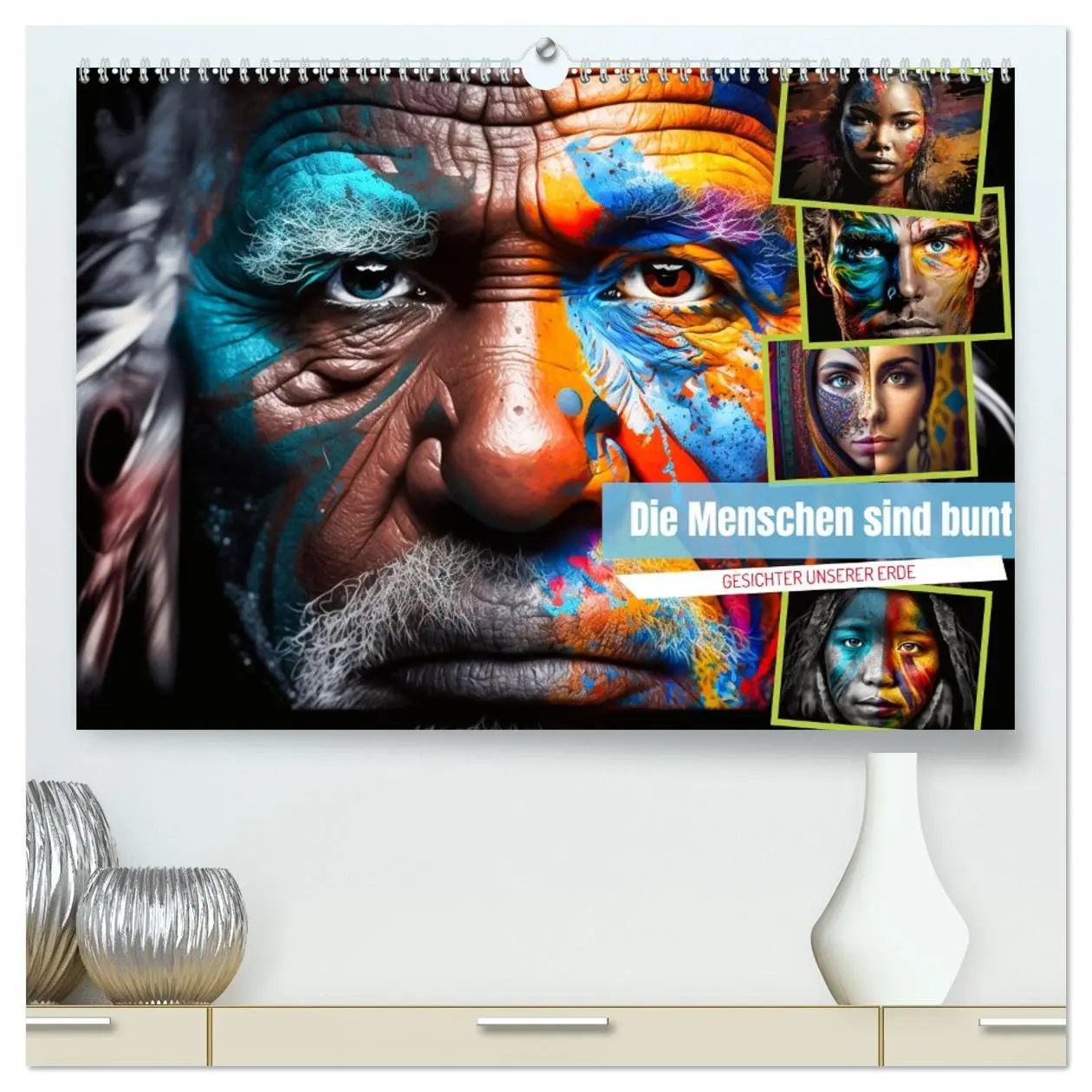 Cover: 9783457534113 | Die Menschen sind bunt (hochwertiger Premium Wandkalender 2026 DIN...