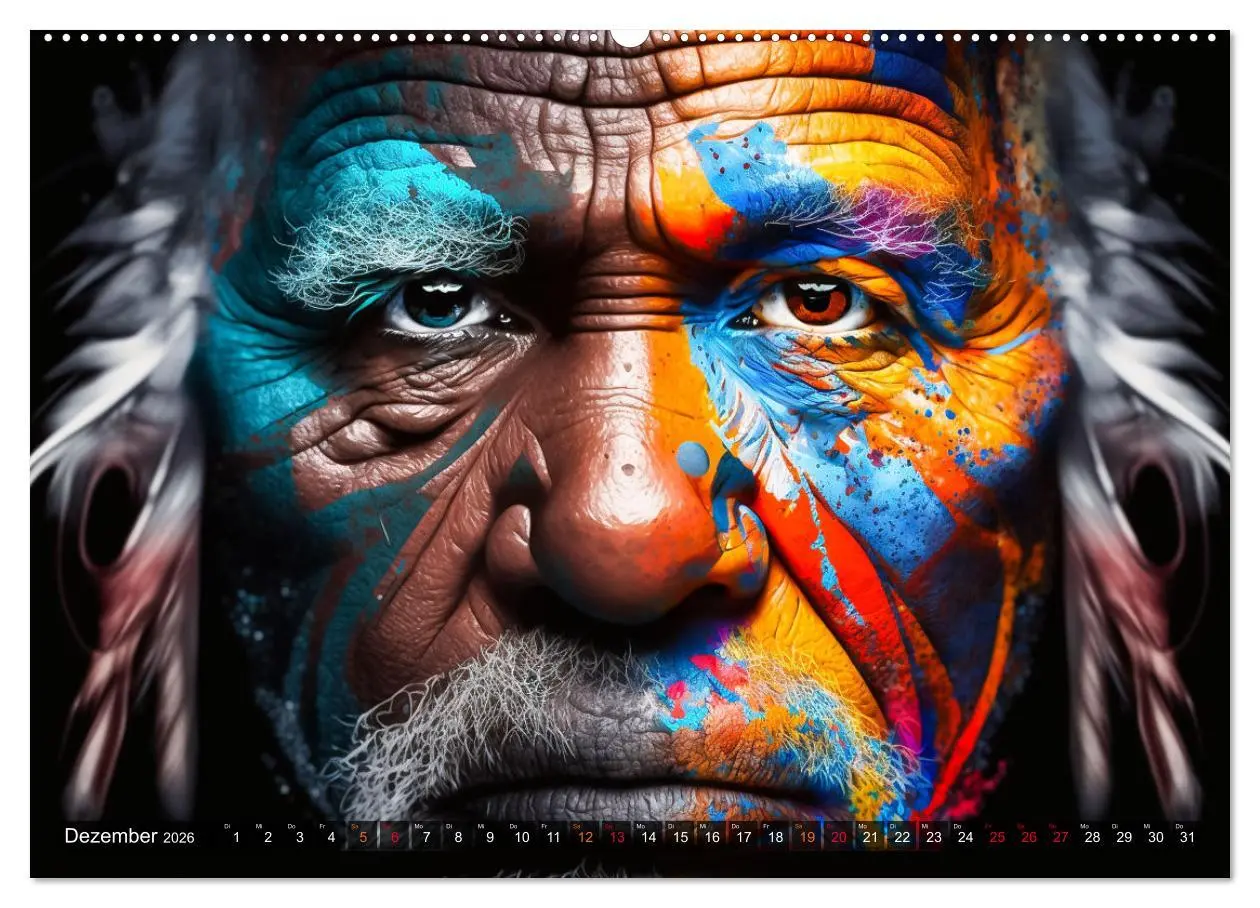 Bild: 9783457534113 | Die Menschen sind bunt (hochwertiger Premium Wandkalender 2026 DIN...