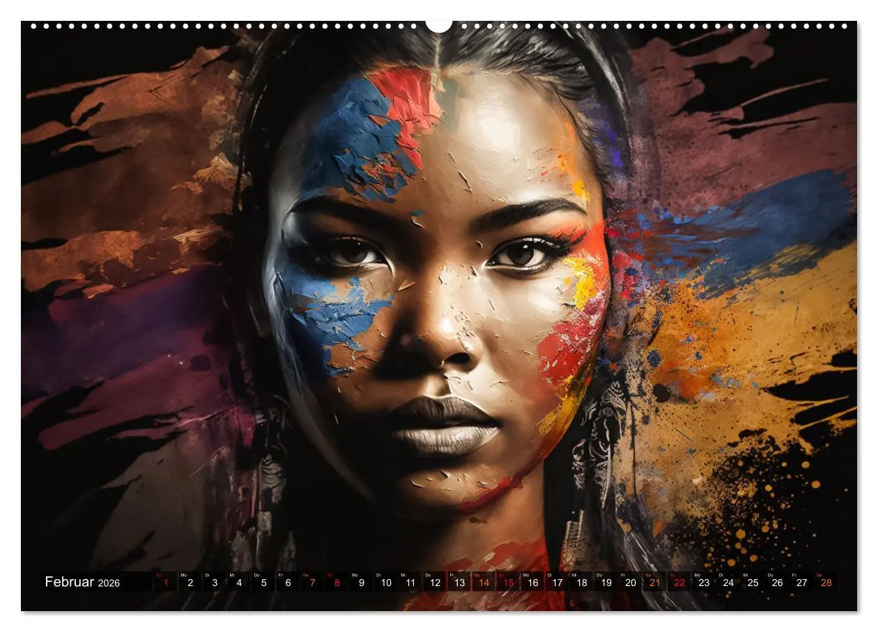 Bild: 9783457534113 | Die Menschen sind bunt (hochwertiger Premium Wandkalender 2026 DIN...